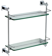 10322 Double glass shelf