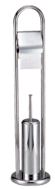 8520 Pedestal  Toilet Brush/ Paper Holder