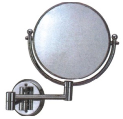 70018	  Magnifying Mirror 8" Brass
