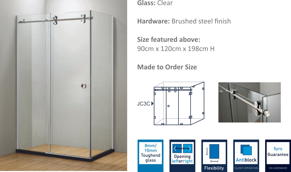 JC2C - Sliding Shower Door
